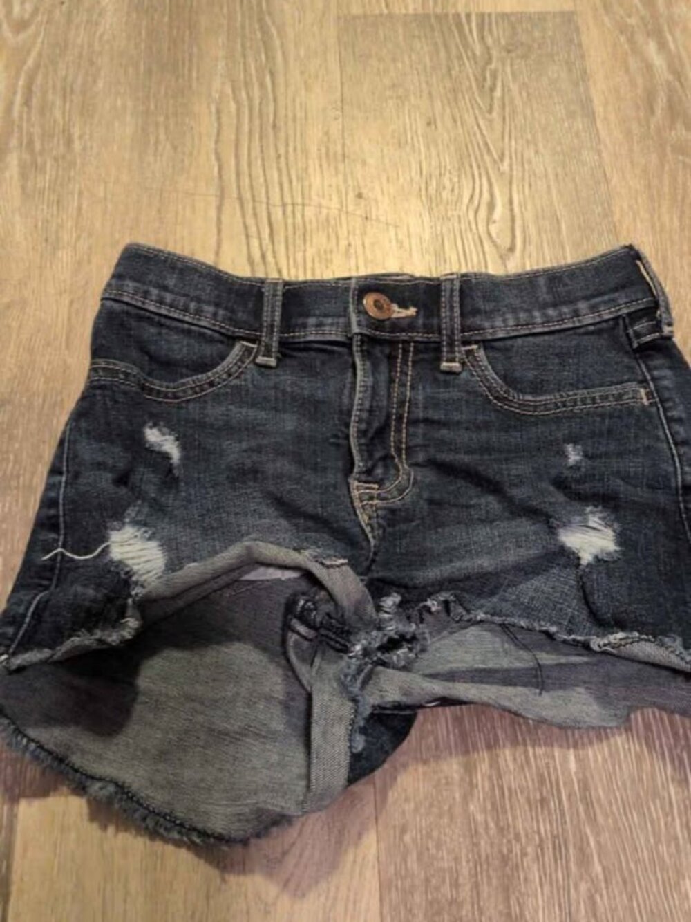 Abercrombie Kids Distressed Denim Shorts 9/10
